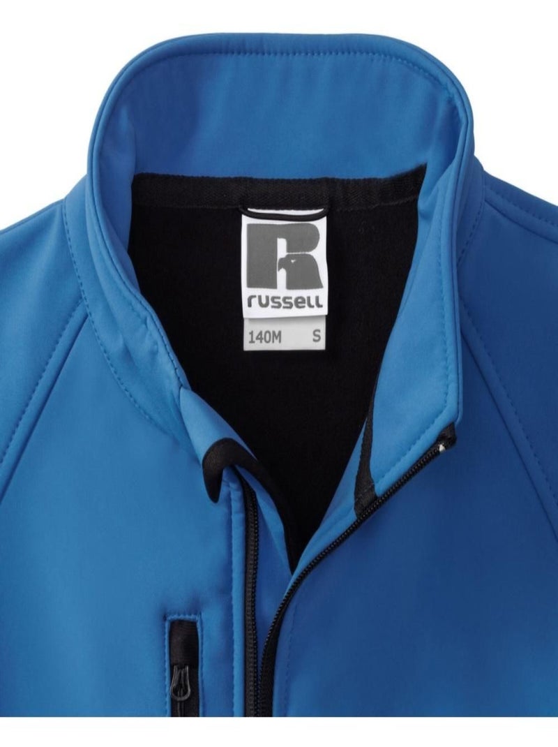 Russell Veste Softshell résistante à l'eau et au vent pour hommes Bleu - Kiabi
