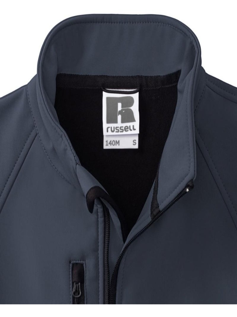 Russell Veste Softshell résistante à l'eau et au vent pour hommes Bleu marine - Kiabi