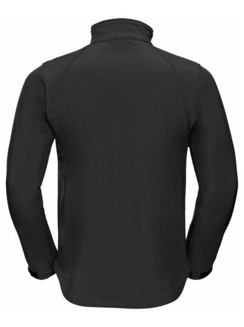 Russell Veste Softshell résistante à l'eau et au vent pour hommes Noir - Kiabi