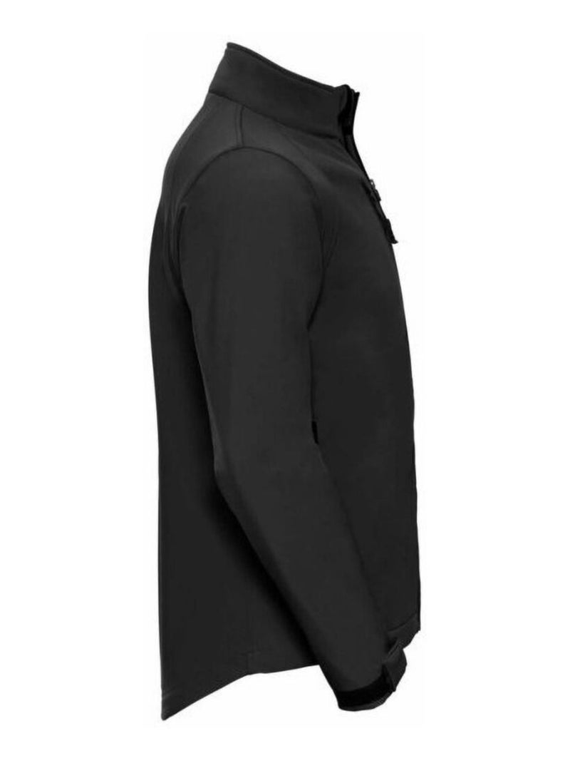 Russell Veste Softshell résistante à l'eau et au vent pour hommes Noir - Kiabi