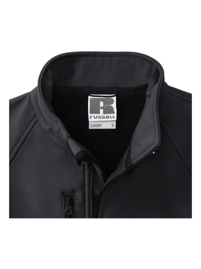 Russell Veste Softshell résistante à l'eau et au vent pour hommes Noir - Kiabi
