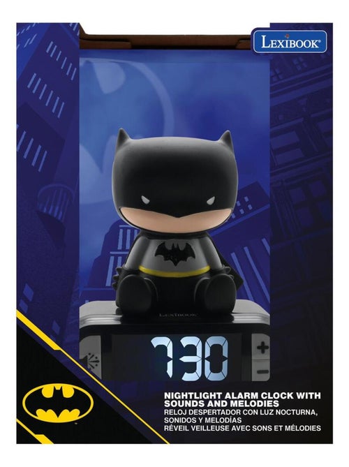 R?veil avec veilleuse Batman en 3D - Kiabi