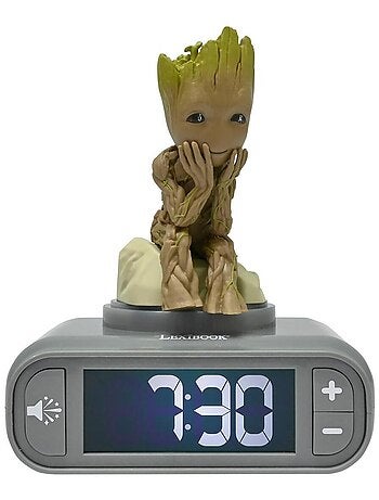 R?veil avec veilleuse Groot des Gardiens de la Galaxie 3D