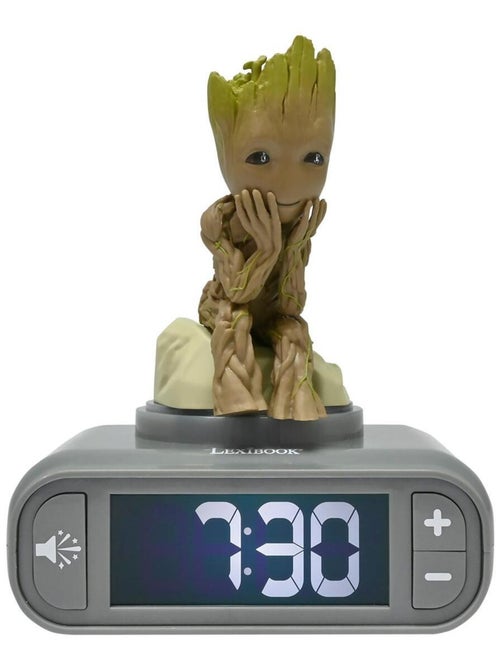 R?veil avec veilleuse Groot des Gardiens de la Galaxie 3D - Kiabi R?veil avec veilleuse Groot des Gardiens de la Galaxie 3D - Kiabi