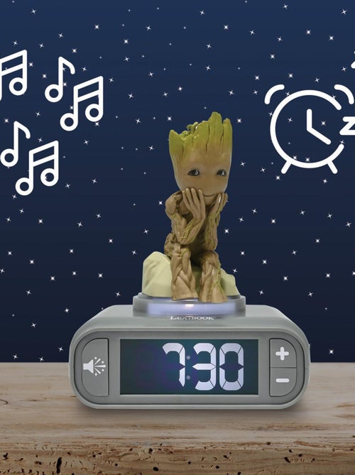 R?veil avec veilleuse Groot des Gardiens de la Galaxie 3D - Kiabi R?veil avec veilleuse Groot des Gardiens de la Galaxie 3D - Kiabi