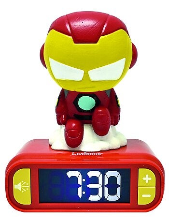 R?veil avec Veilleuse Iron Man en 3D