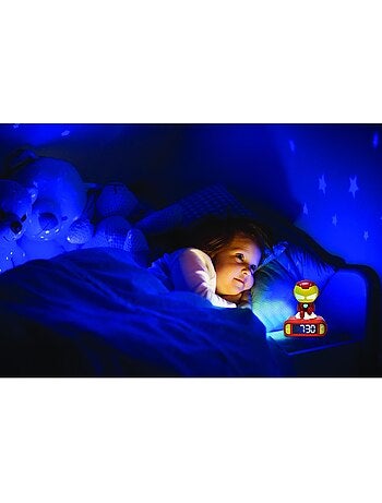 R?veil avec Veilleuse Iron Man en 3D