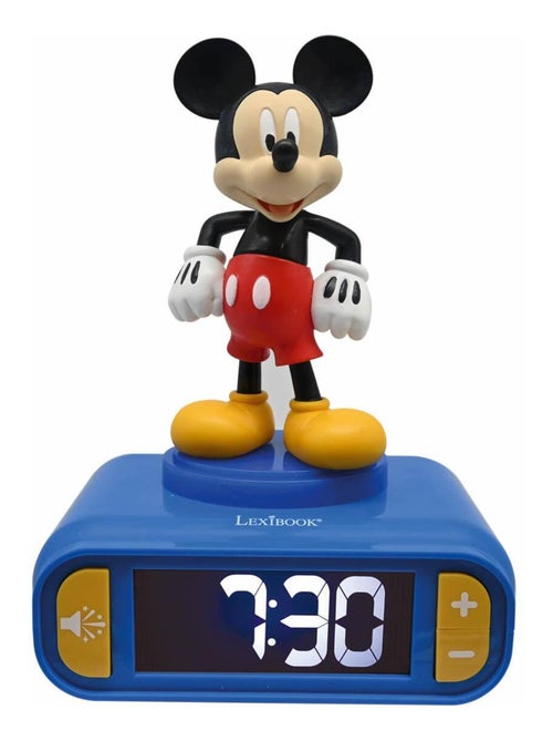 R?veil avec veilleuse lumineuse Mickey en 3D - Kiabi R?veil avec veilleuse lumineuse Mickey en 3D - Kiabi