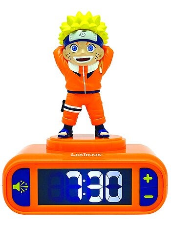 R?veil avec veilleuse Naruto en 3D
