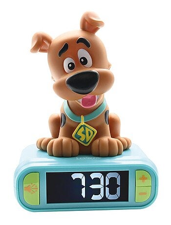 R?veil avec veilleuse Scooby Doo en 3D