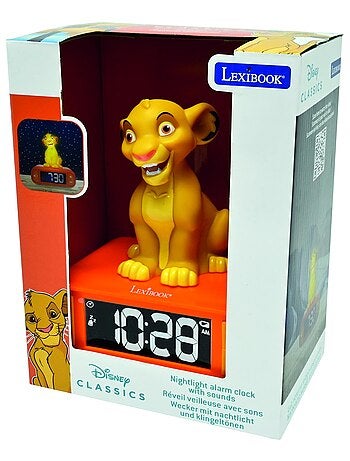 R?veil avec veilleuse Simba 3D