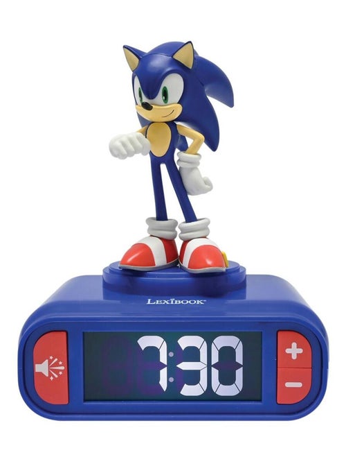R?veil avec veilleuse Sonic 3D - Kiabi