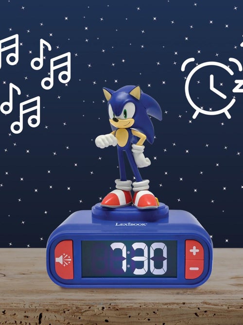 R?veil avec veilleuse Sonic 3D - Kiabi