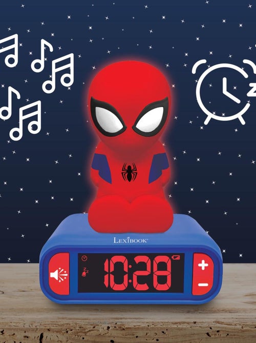 R?veil avec Veilleuse SpiderMan 3D - Kiabi