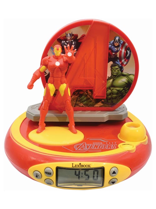 R?veil Projecteur Avengers avec Iron Man en 3D - Kiabi R?veil Projecteur Avengers avec Iron Man en 3D - Kiabi