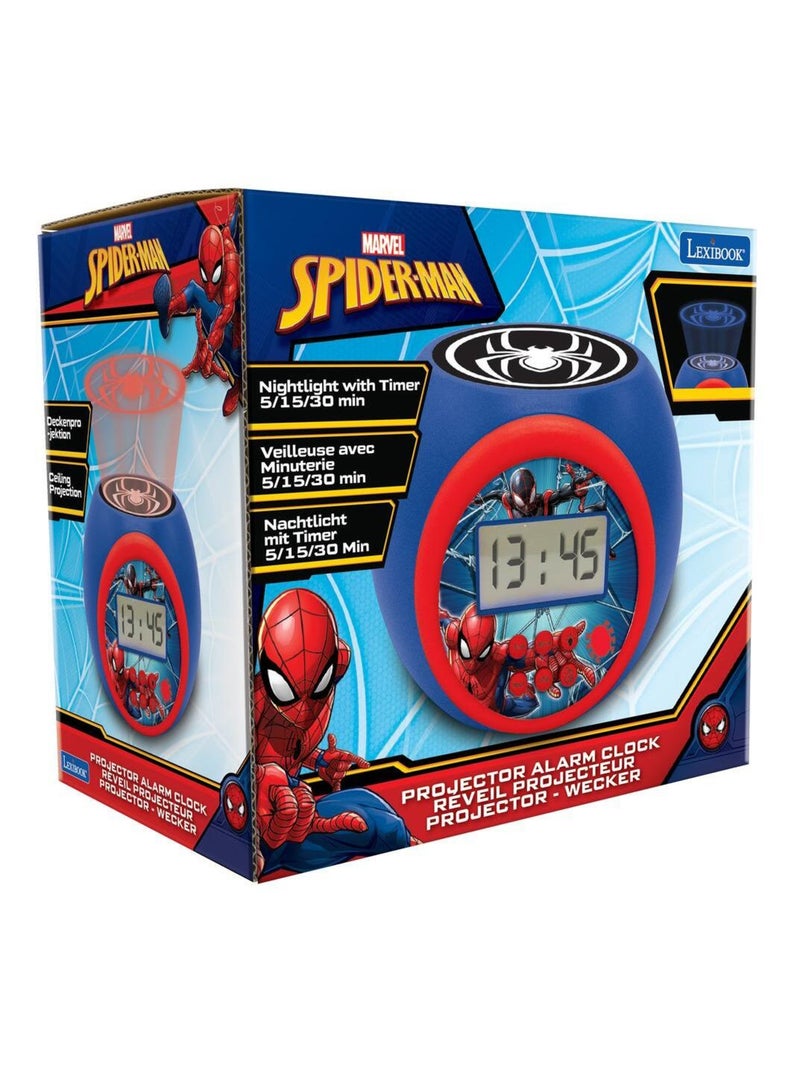 R?veil Projecteur SpiderMan Bleu - Kiabi