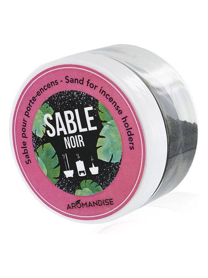 Sable noir pour porte-encens 200 g - Aromandise Noir - Kiabi