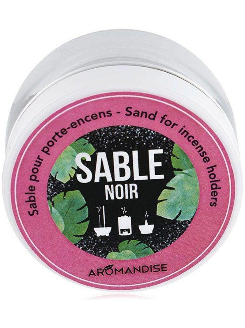 Sable noir pour porte-encens 200 g - Aromandise Noir - Kiabi
