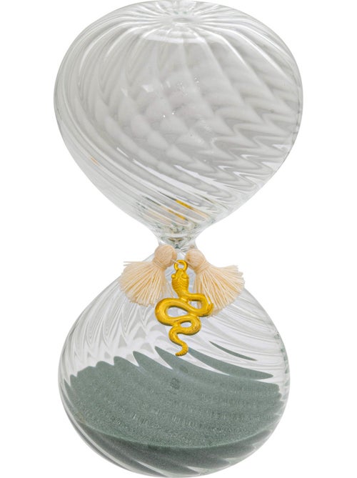 Sablier 15 minutes en verre wild - Kiabi