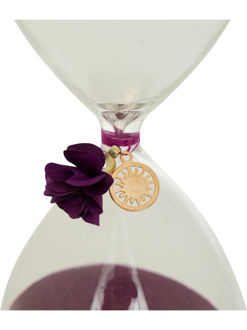Sablier Belli H20 cm verre Marron - Kiabi