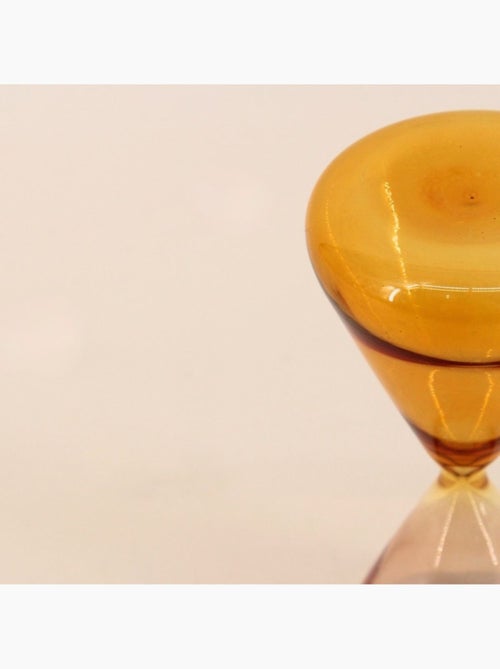 Sablier en verre triangulaire 18cm - Kiabi