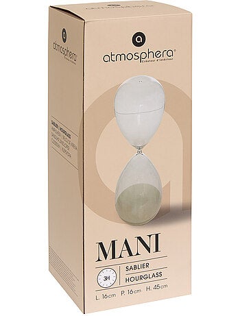 Sablier Mani H45 cm verre