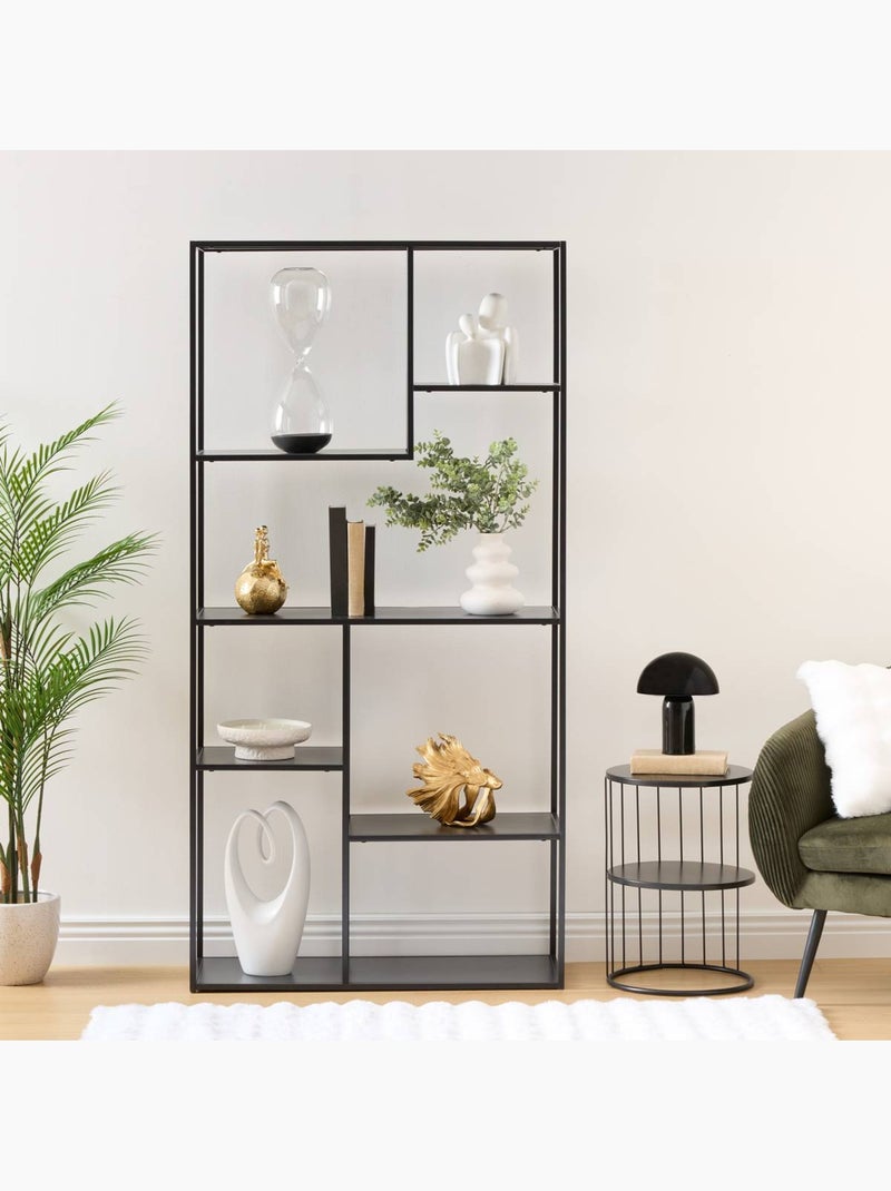Sablier Mani H45 cm verre Noir - Kiabi
