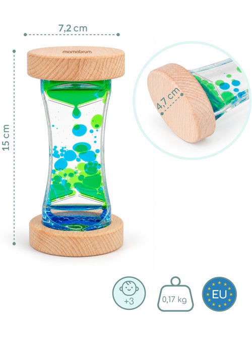 Sablier sensoriel bois enfant jouet apprentissage 30s minuteur rouleau mamabrum - Kiabi Sablier sensoriel bois enfant jouet apprentissage 30s minuteur rouleau mamabrum - Kiabi