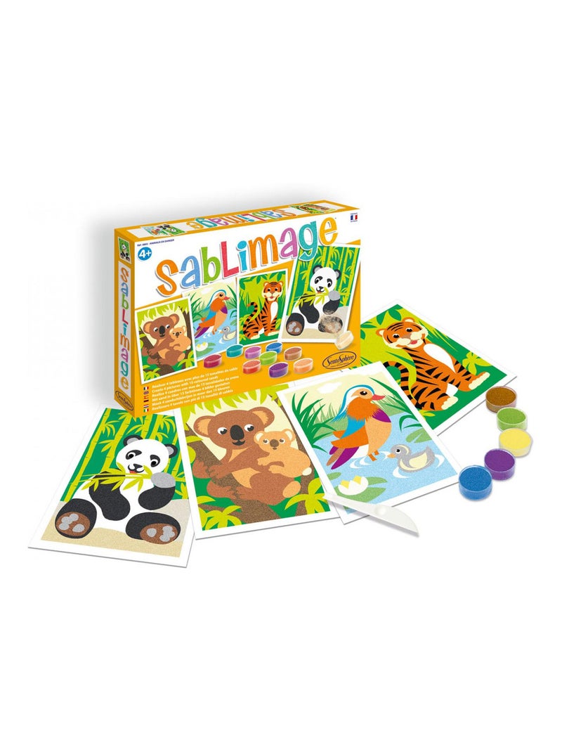 Sablimage Animaux en Danger Multicolore - Kiabi