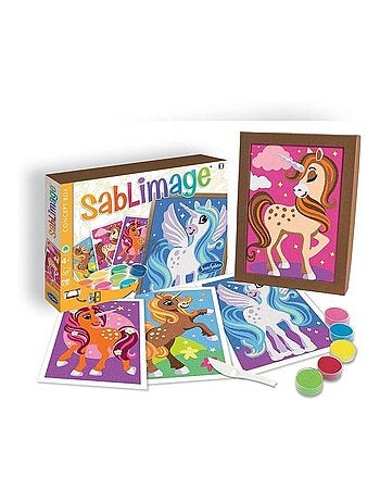 Sablimage licornes