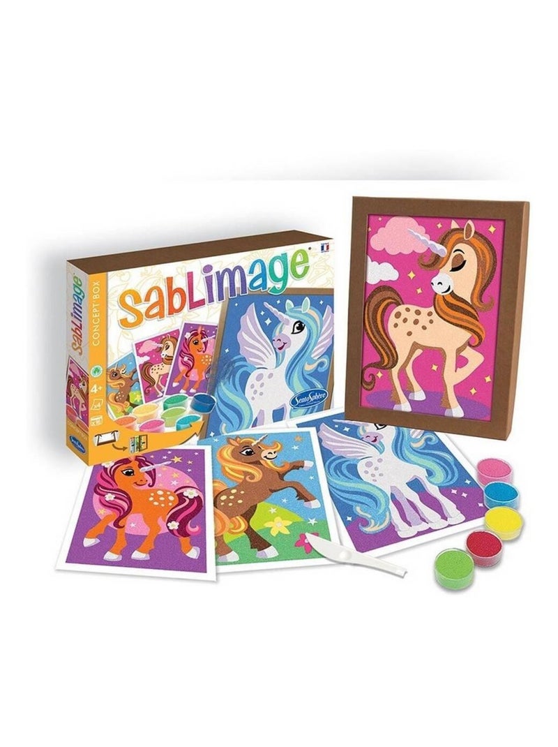 Sablimage licornes Multicolore - Kiabi
