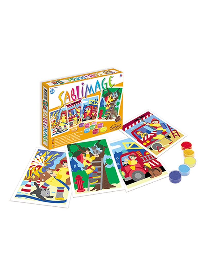Sablimage Pompiers Multicolore - Kiabi
