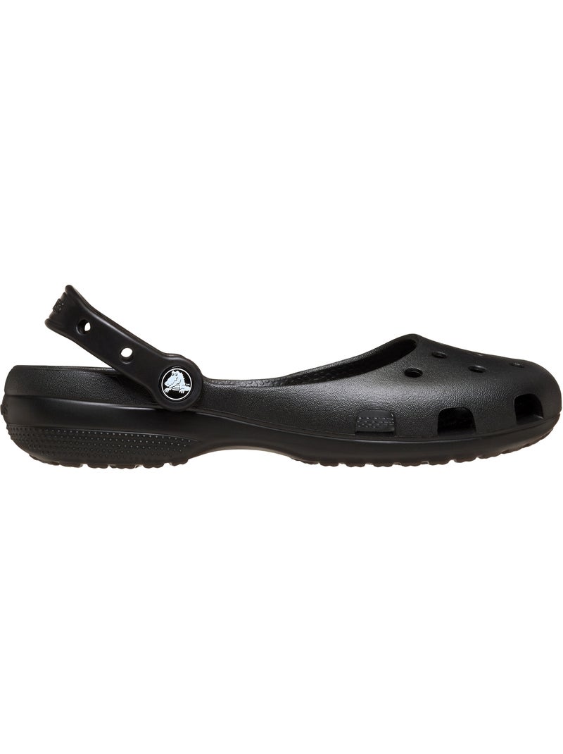 Sabot à Enfiler Crocs Classic Animal Ballet Blanc / Noir / Rouge - Kiabi