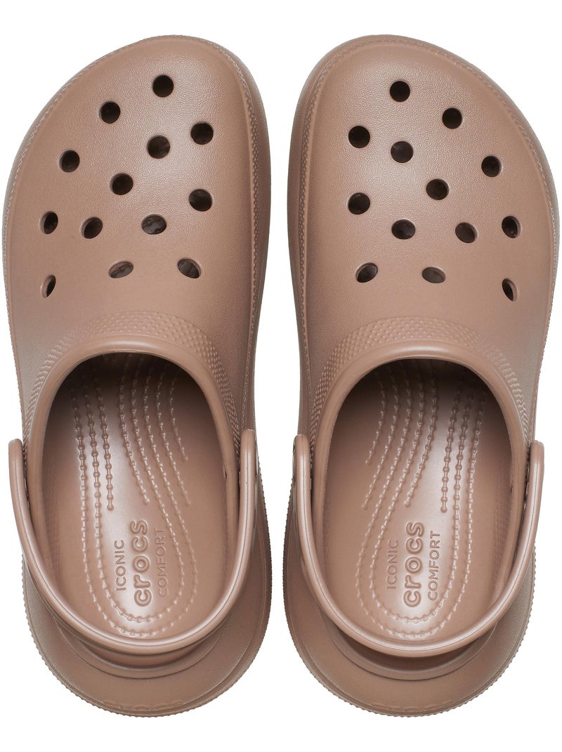 Sabot à Enfiler Crocs Classic Crush Clog Marron - Kiabi