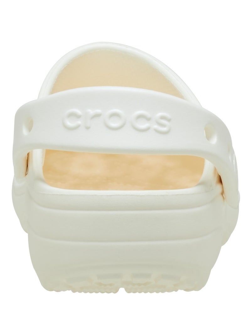 Sabot à Enfiler Crocs Classic Floral Cut Out Clog Beige - Kiabi