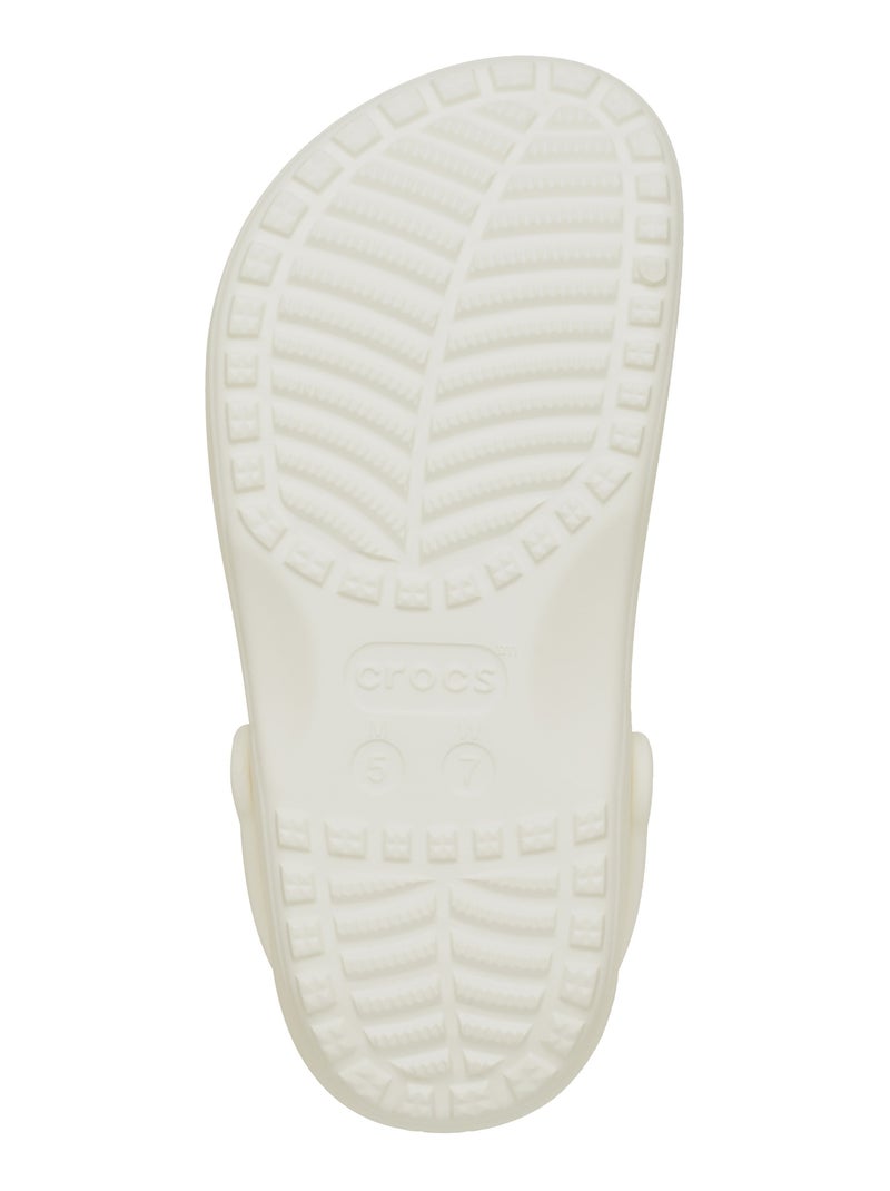 Sabot à Enfiler Crocs Classic Floral Cut Out Clog Beige - Kiabi