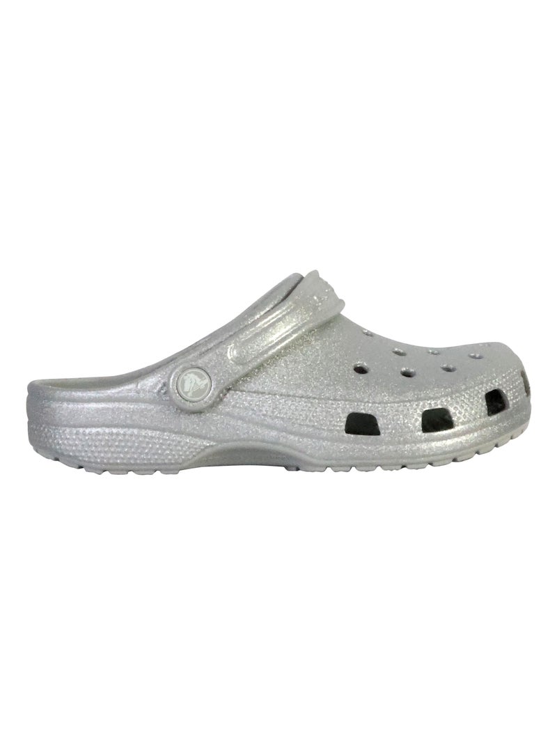 Sabot à Enfiler Crocs Classic Glitter Cloq Argent - Kiabi