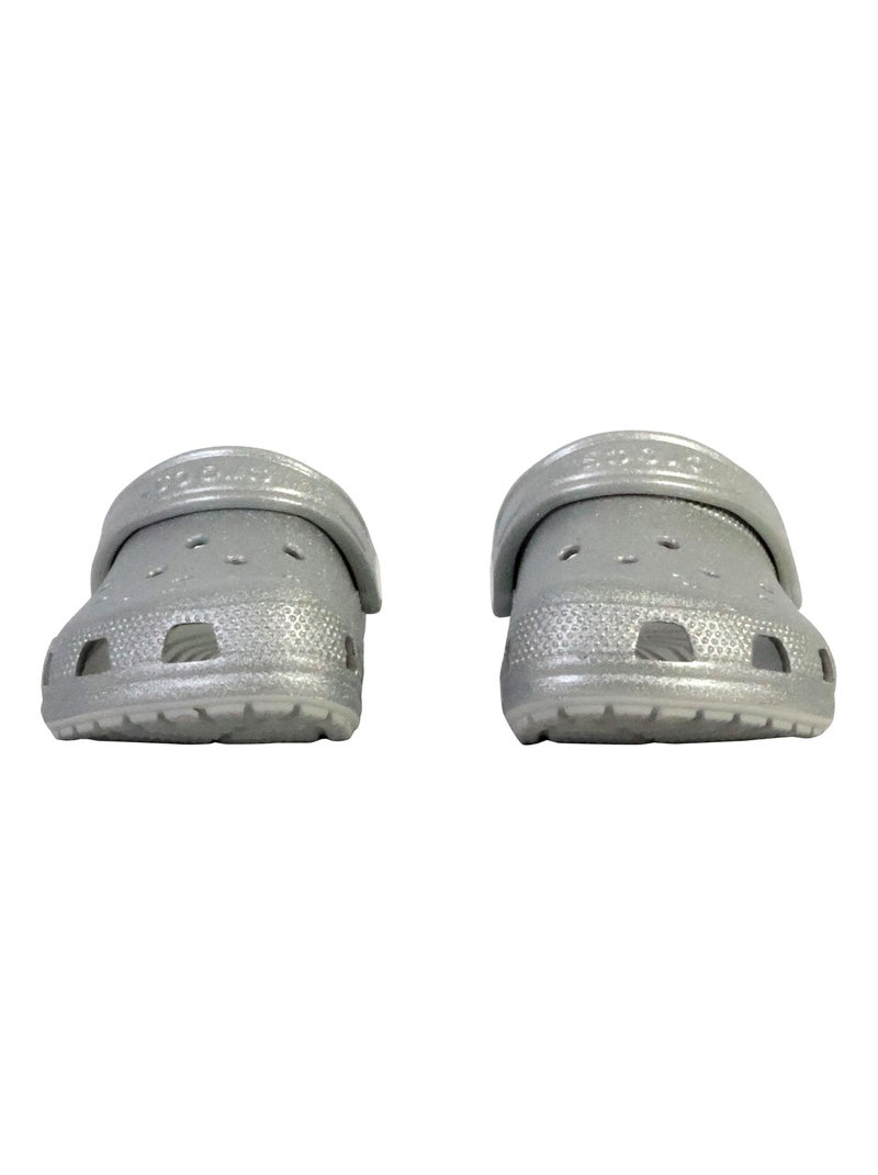 Sabot à Enfiler Crocs Classic Glitter Cloq Argent - Kiabi