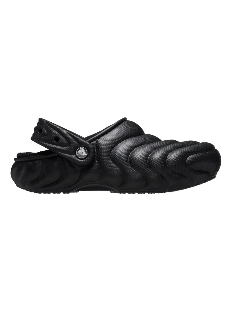 Sabot à Enfiler Crocs Classic Lined Overpuff Noir - Kiabi