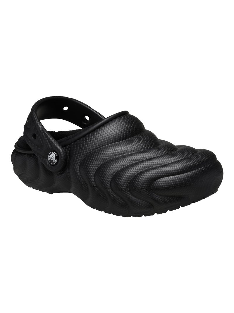 Sabot à Enfiler Crocs Classic Lined Overpuff Noir - Kiabi
