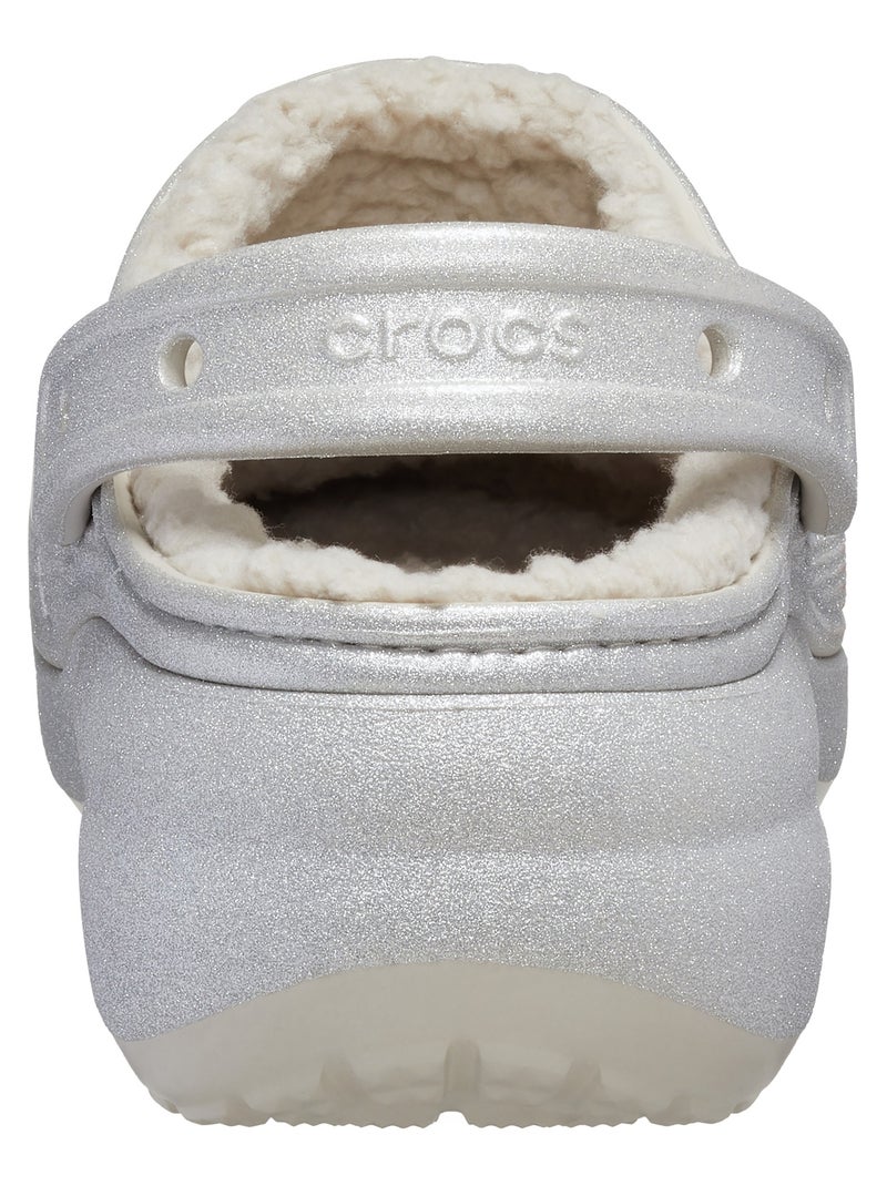 Sabot à Enfiler Crocs Classic Platform Lined Argent - Kiabi