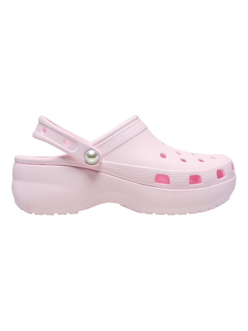 Sabot à Enfiler Crocs Classic Platform Pearl Rose clair - Kiabi