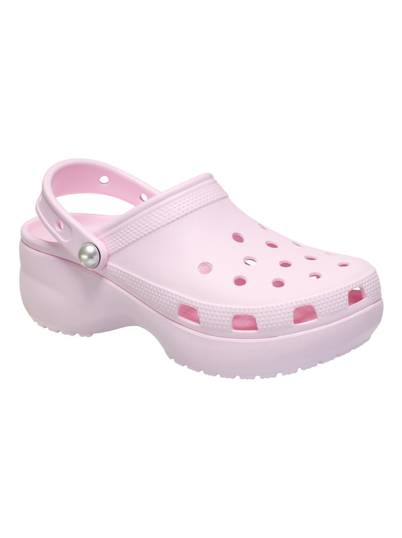 Sabot à Enfiler Crocs Classic Platform Pearl Rose clair - Kiabi