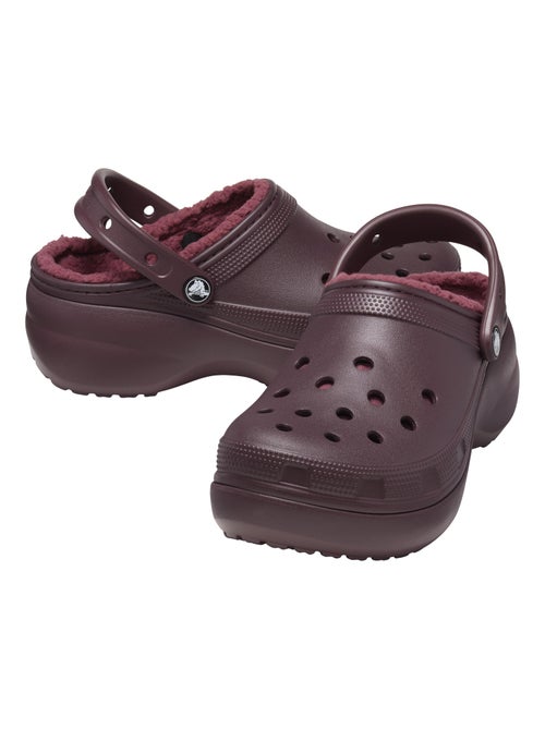 Sabot à Enfiler Crocs Classic Platorm Lined Clog - Kiabi