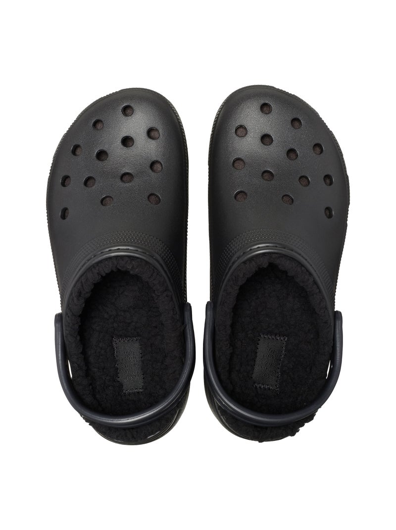 Sabot à Enfiler Crocs Classic Platorm Lined Clog Noir - Kiabi