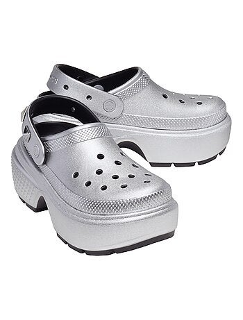 Sabot à Enfiler Crocs Stomp Metallique