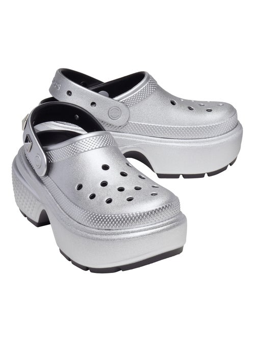 Sabot à Enfiler Crocs Stomp Metallique - Kiabi Sabot à Enfiler Crocs Stomp Metallique - Kiabi