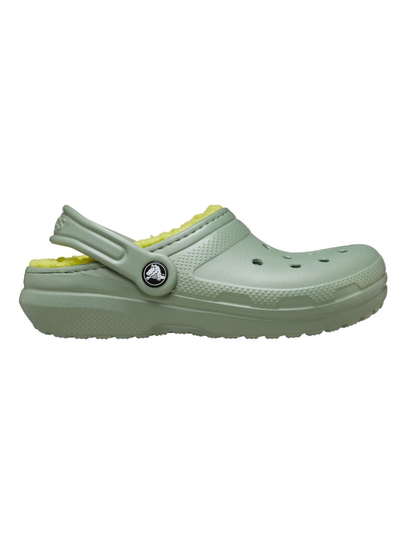 Sabot à Enfiler Enfant Crocs Classic Lined Clog K Vert - Kiabi