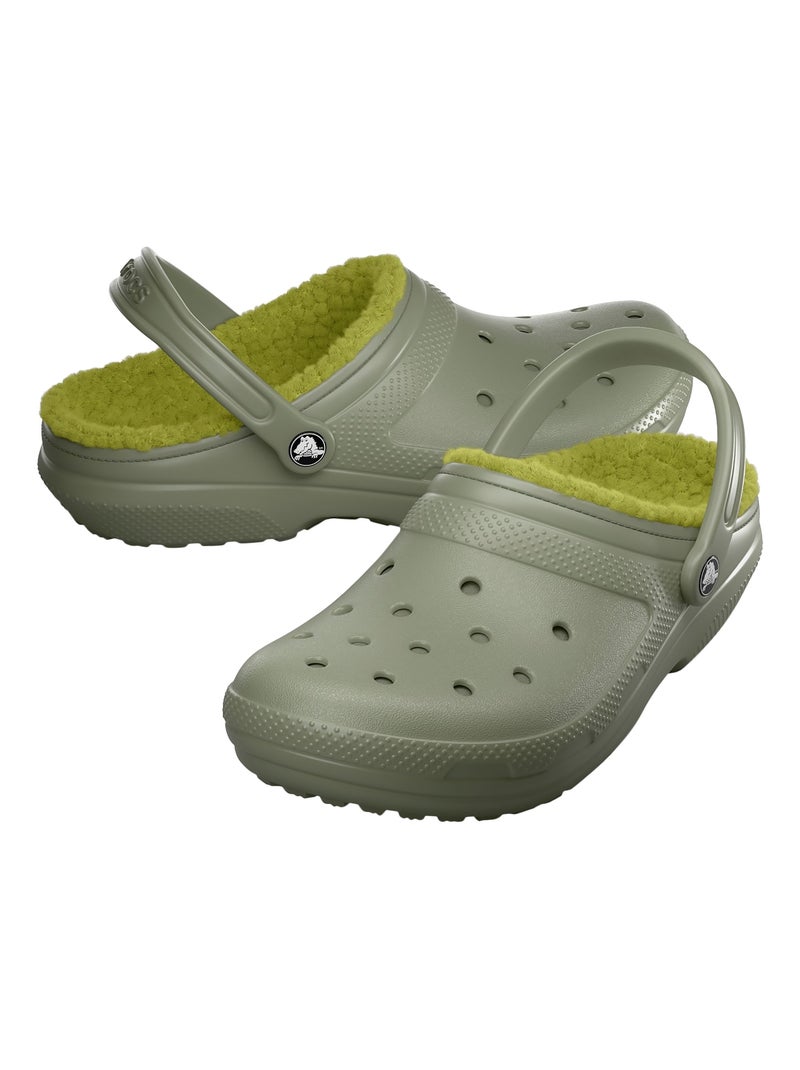 Sabot à Enfiler Enfant Crocs Classic Lined Clog K Vert - Kiabi
