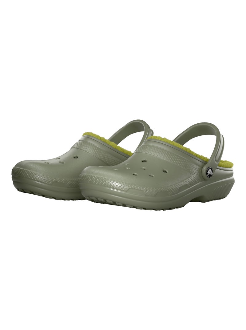 Sabot à Enfiler Enfant Crocs Classic Lined Clog K Vert - Kiabi